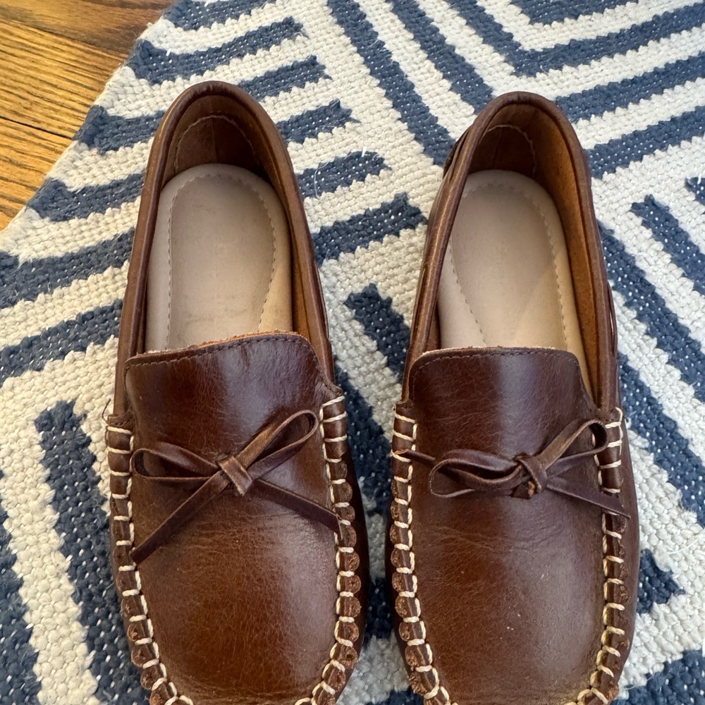 Elephantito Brown Dress Shoes with Moccasin Style